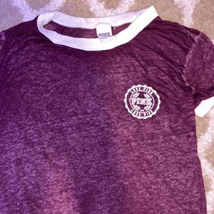 a purple t shirt from PINK
